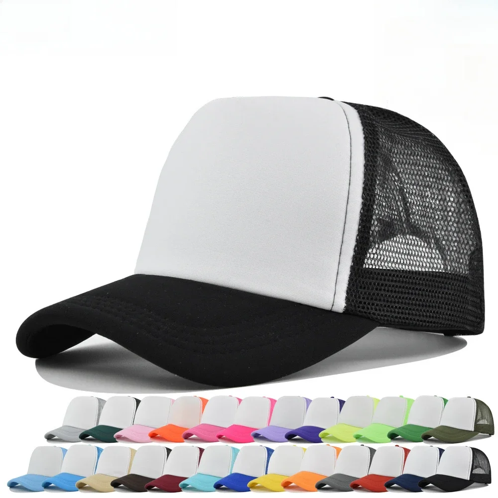 Corduroy Cap 5 Panel - قبعة بيسبول شبكية صيفية للبالغين، قبعة