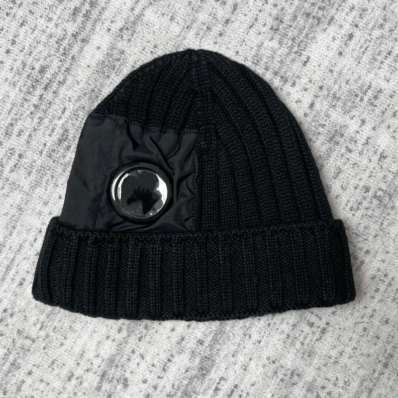 Beanie Cuffed Knit - قبعة شتوية دافئة للجنسين من الصوف