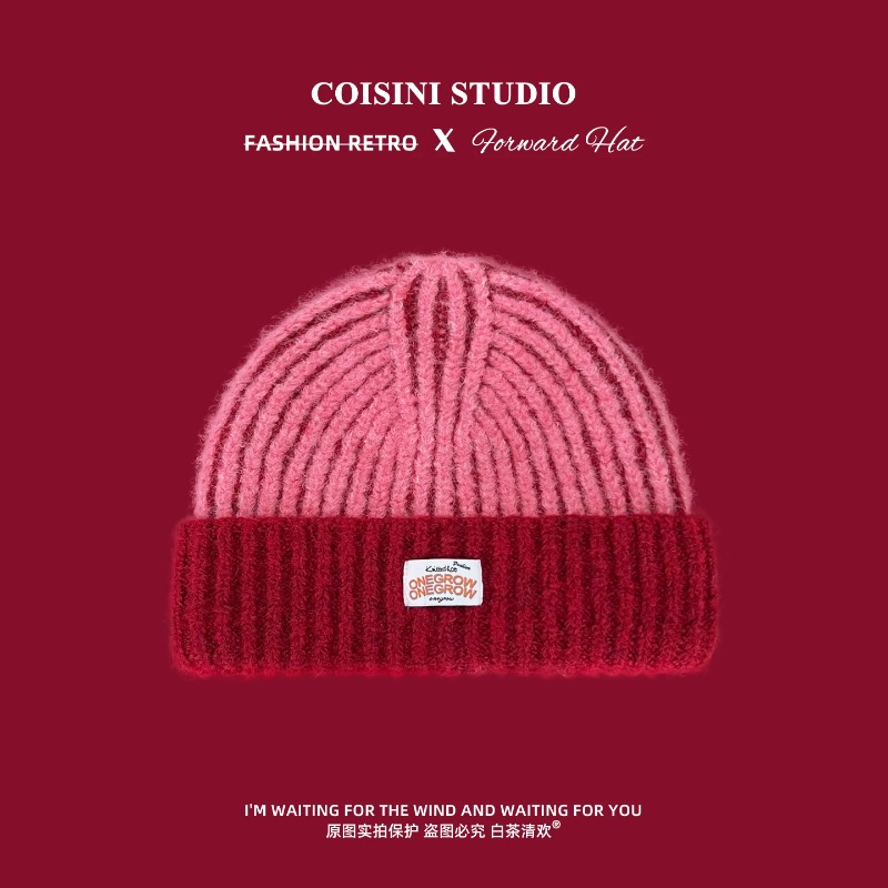قبعة شتوية نسائية من الصوف الم - مراجعة Beanie Cuffed Knit وسعره