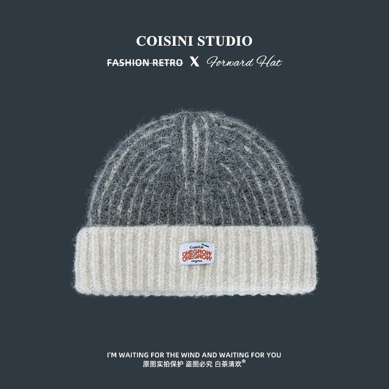 قبعة شتوية نسائية من الصوف الم - مراجعة Beanie Cuffed Knit وسعره