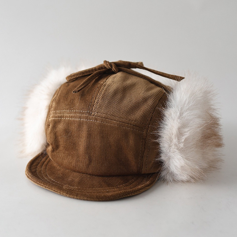 قبعة بومبر من قماش الكوردوروي، - مراجعة Corduroy Cap 5 Panel وسعره