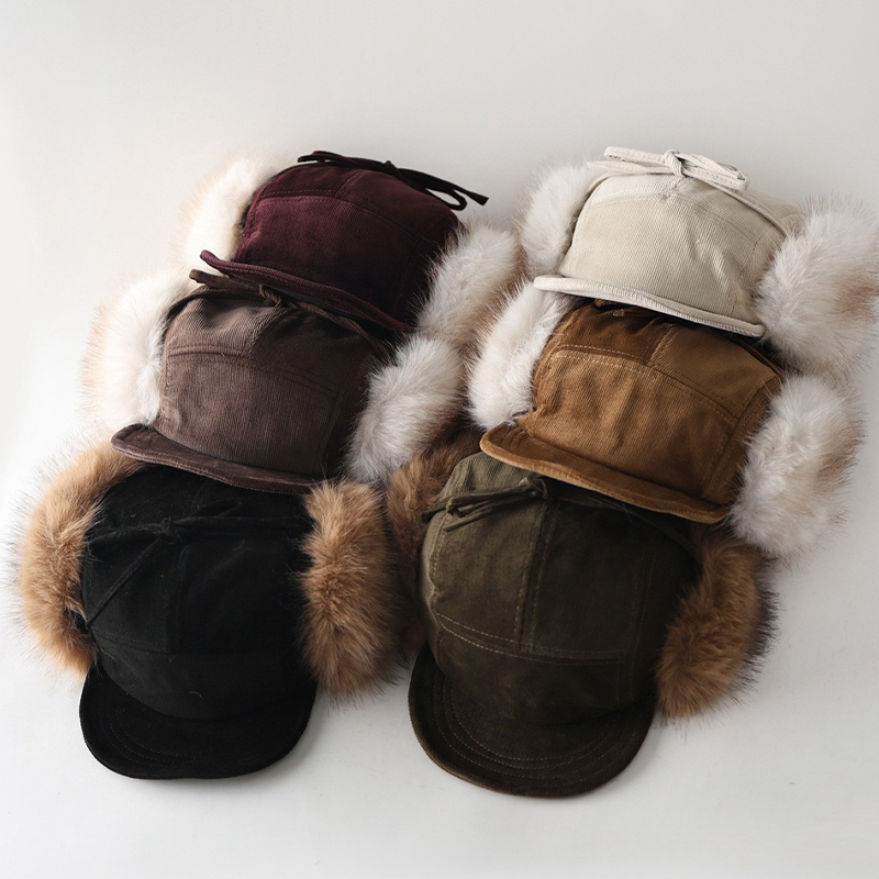 قبعة بومبر من قماش الكوردوروي، - مراجعة Corduroy Cap 5 Panel وسعره