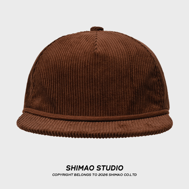 قبعة بيسبول مخملية خفيفة بحواف - مراجعة Corduroy Cap 5 Panel وسعره