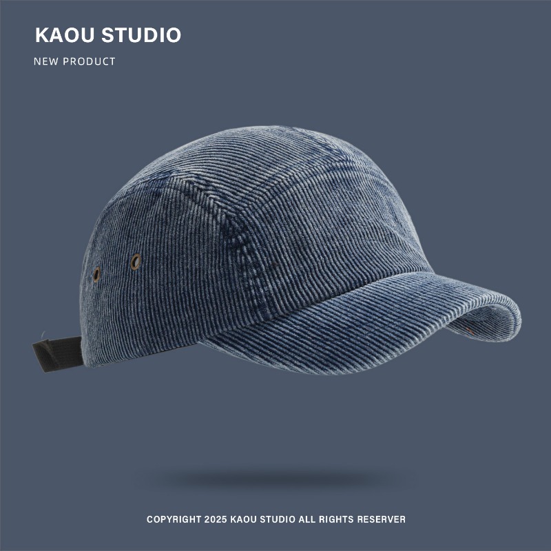 اليابانية الرجعية بلون سروال ق - مراجعة Corduroy Cap 5 Panel وسعره