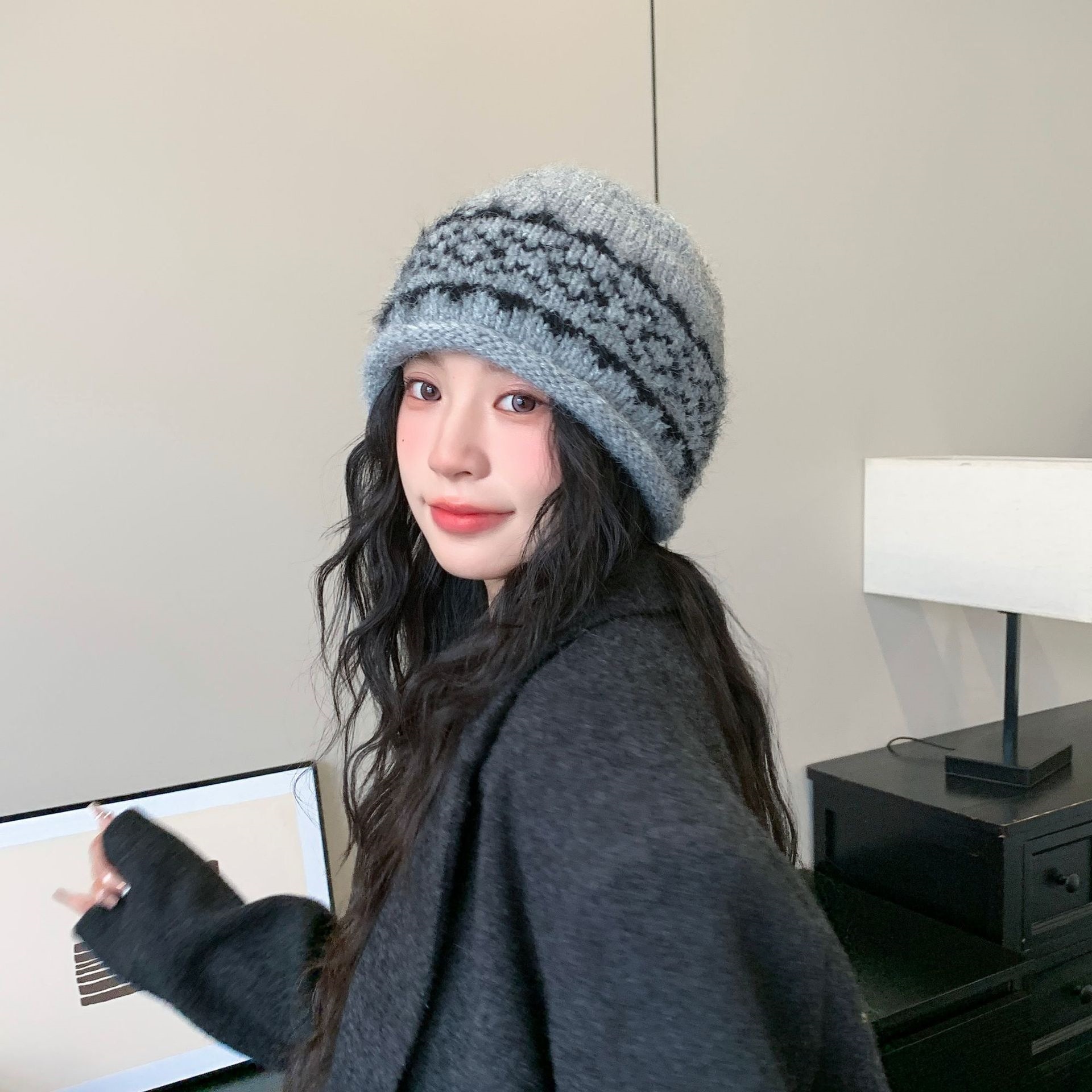 قبعة بيني محبوكة من فاير آيل ل - مراجعة Beanie Cuffed Knit وسعره
