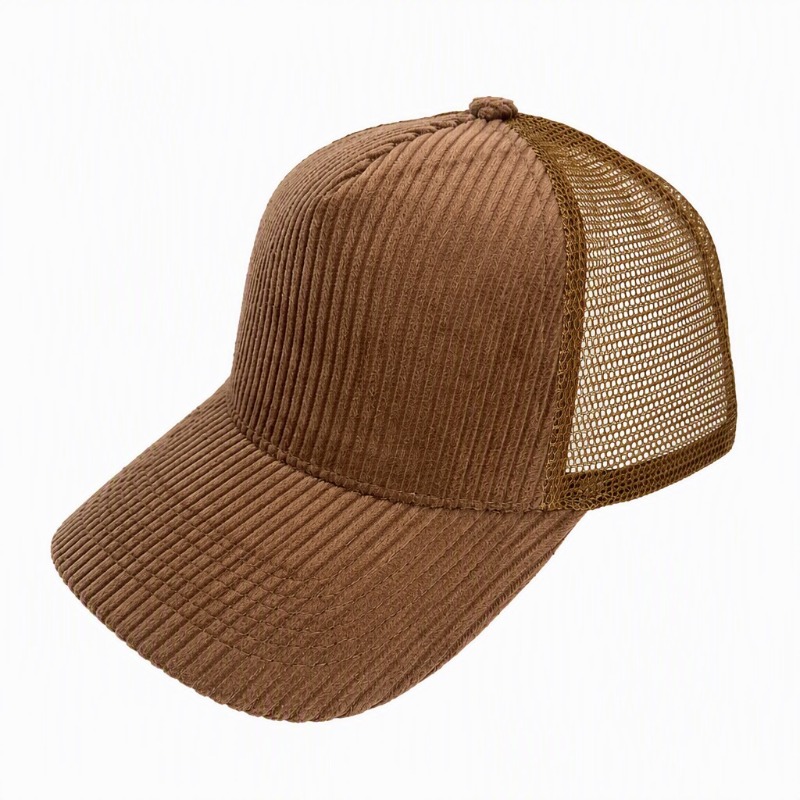 قبعة بيسبول مخصصة بشعار مطرز،  - مراجعة Corduroy Cap 5 Panel وسعره