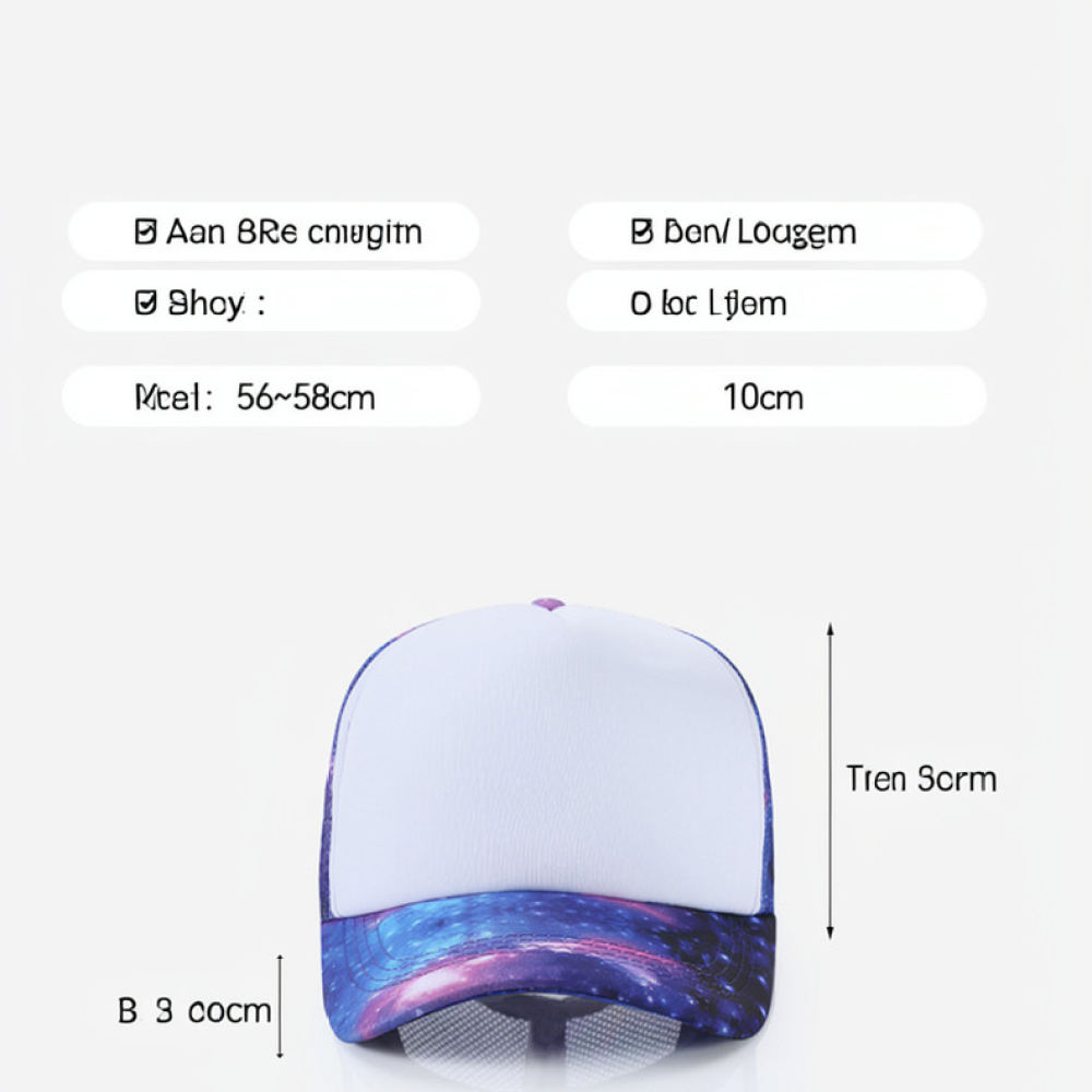 قبعة صيفية للجنسين، مصنوعة من  - مراجعة Trucker Cap Mesh وسعره